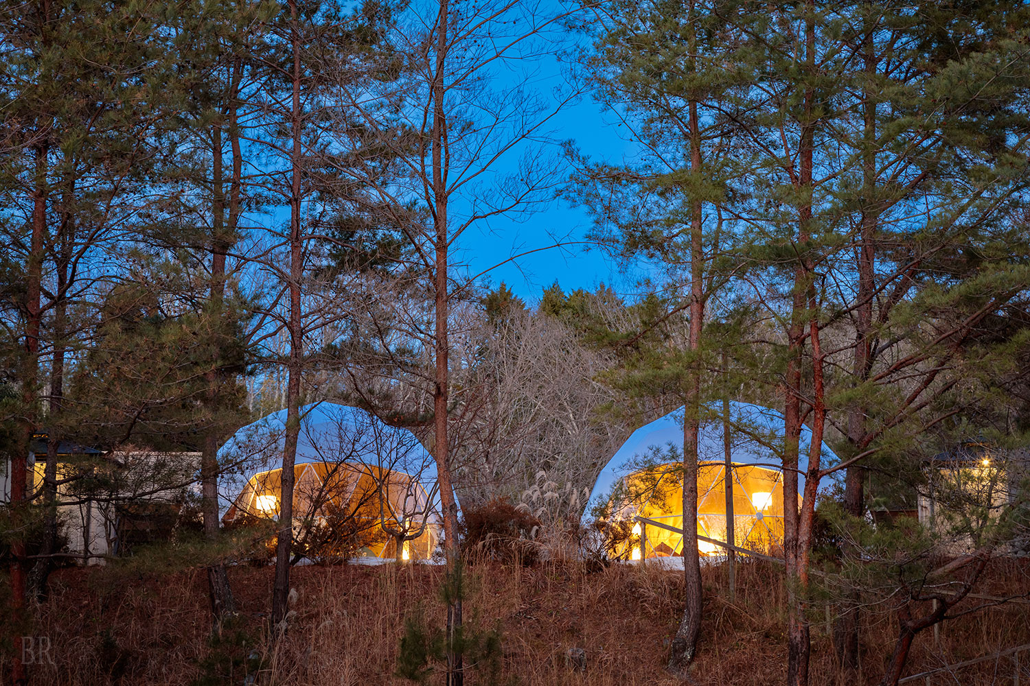 ドーム型グランピングテント